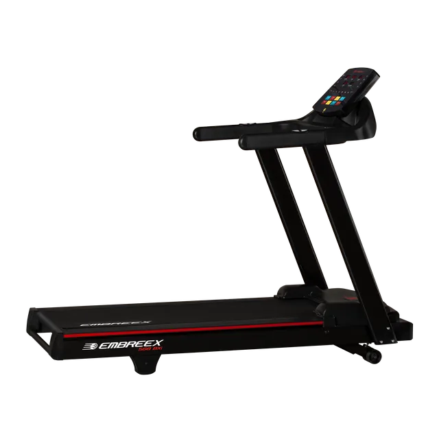 Esteira Embreex 568 BXi, vista em perspectiva